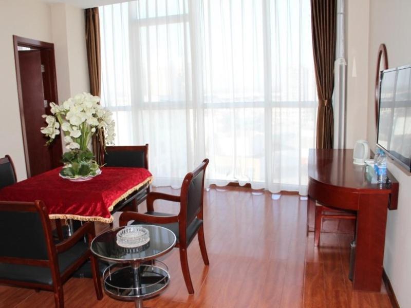 Greentree Inn Tianjin Jinghai Jinqiao International Trade Center Esterno foto