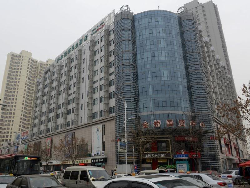 Greentree Inn Tianjin Jinghai Jinqiao International Trade Center Esterno foto